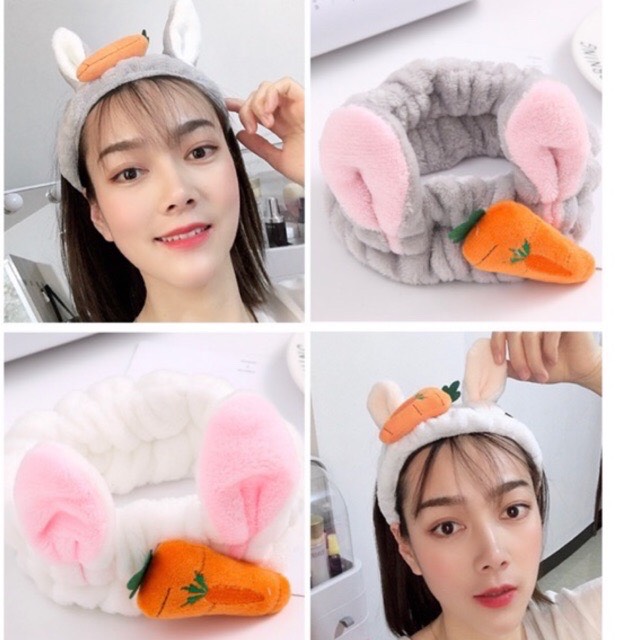Băng đô thỏ cà rốt 3D SIÊU YÊU