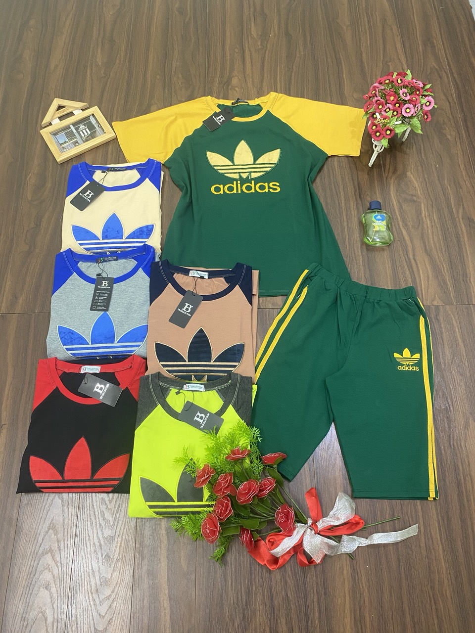 💞 BỘ ADIDAS THÊU QUẦN LỬNG CAO CẤP, TÚI ZIP   💞