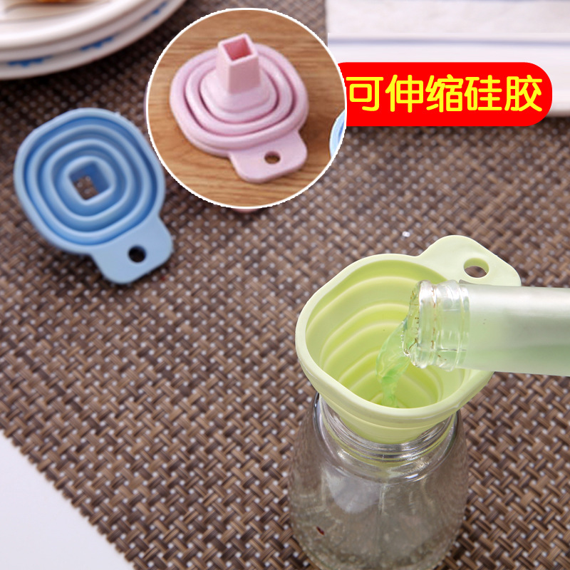 Phễu Rót Nước Phễu Silicon Xếp Gọn Tiện Lợi