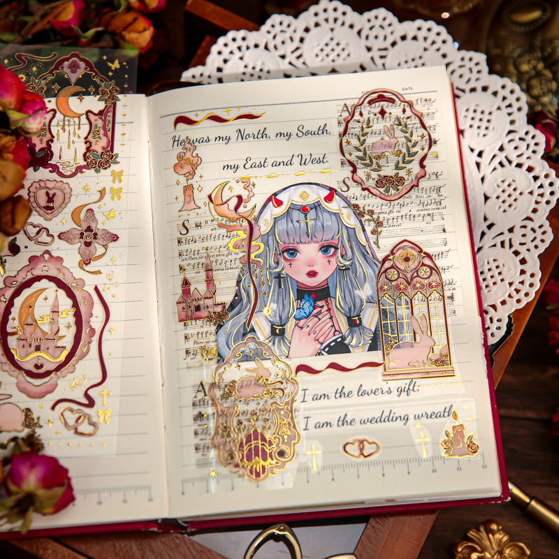 Sticker ảnh trang trí Scrapbook, sổ tay, vở - [ 148 ]