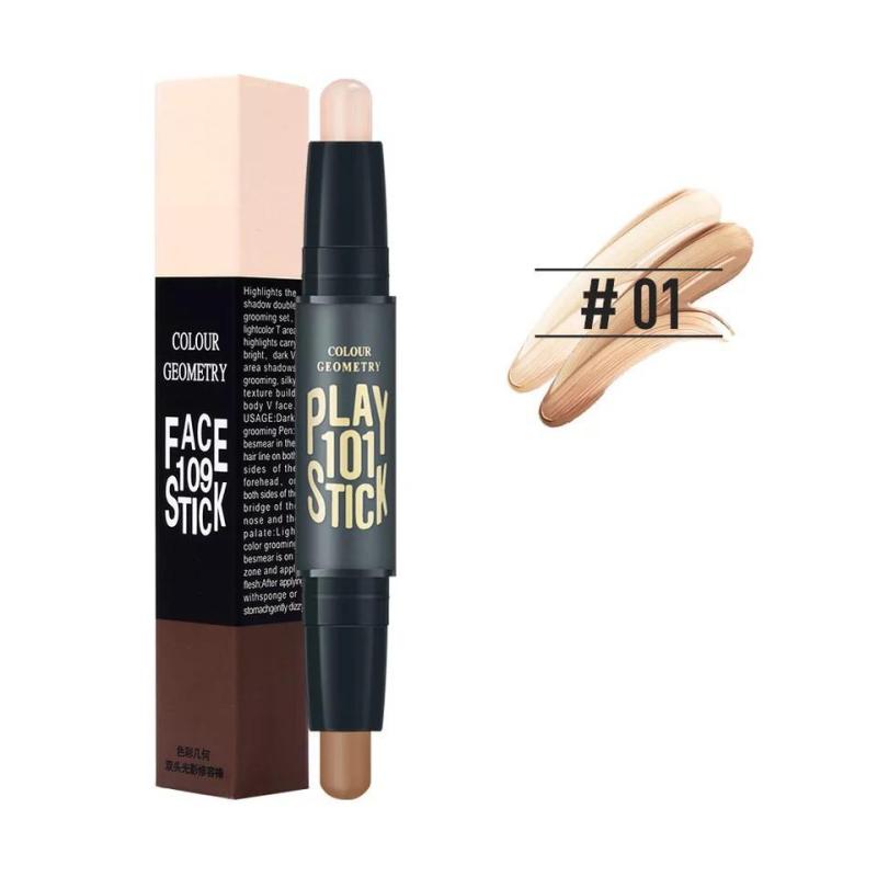 Cây Che Khuyết Điểm Tạo Khối 2 Đầu Etude House Play 101 Stick Color Contour Duo