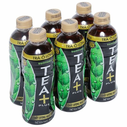 [Siêu thị WinMart] - Lốc 6 Trà Ô long Tea + Plus chai 455ml