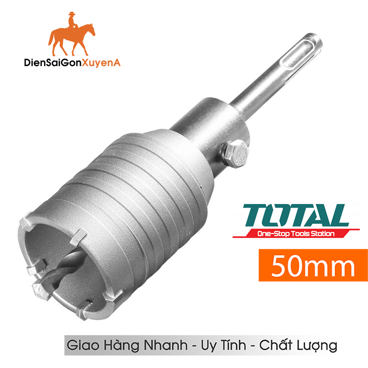 Mũi khoan lỗ khoét lỗ tường bê tông 50mm Hole Core Bit TOTAL TAC430501