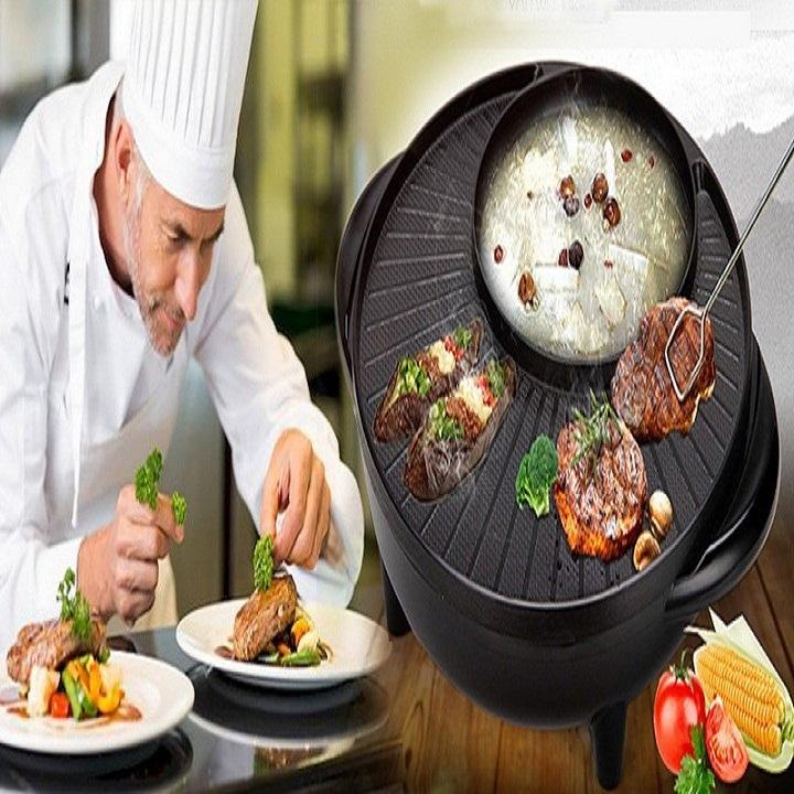 Bếp lẩu nướng đa năng 2 trong 1