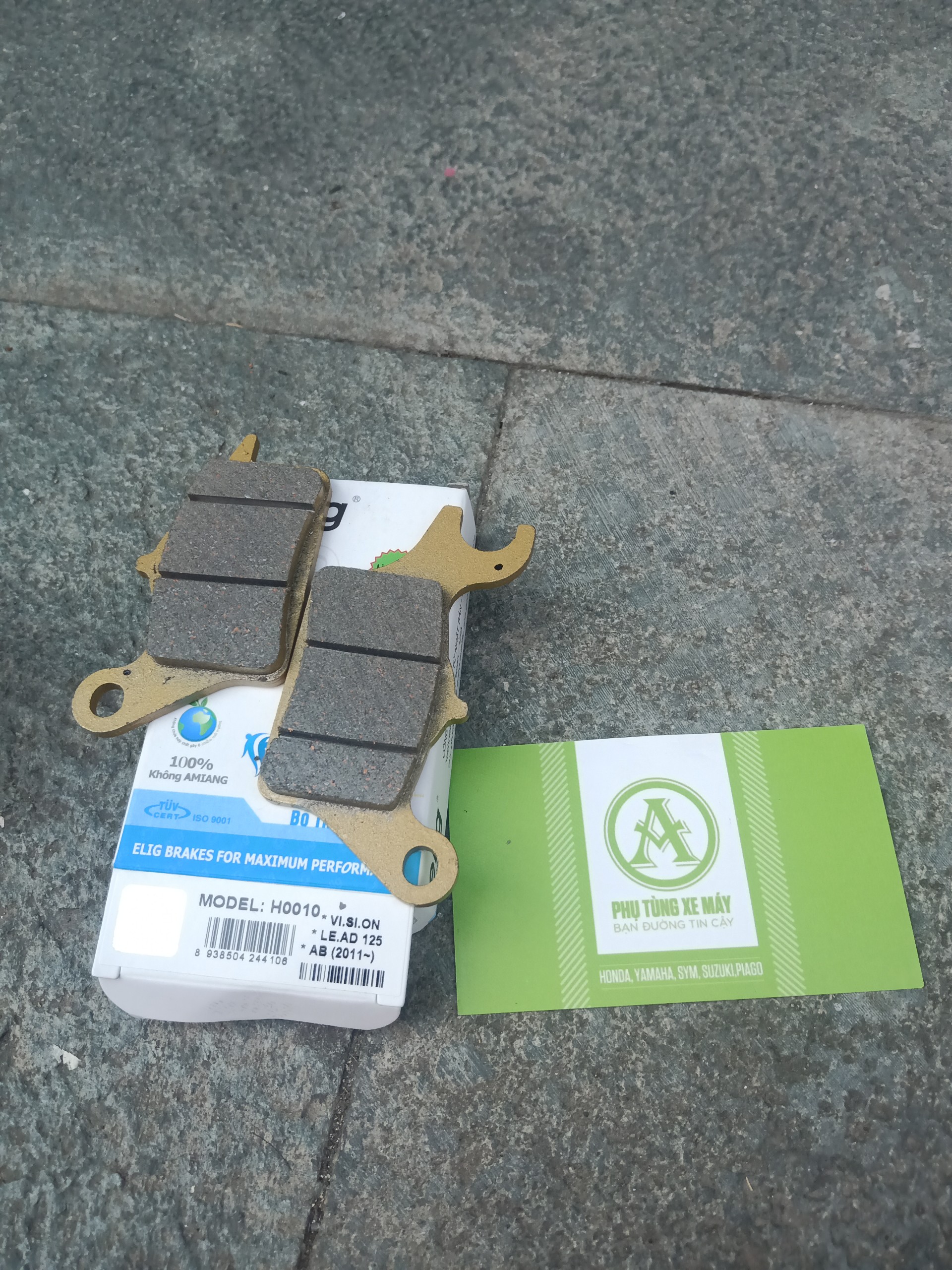 Má bố Lead 125, AB 125, Vision Elig (phanh thắng đĩa Air Blade AirBlade 125 xe máy Honda)