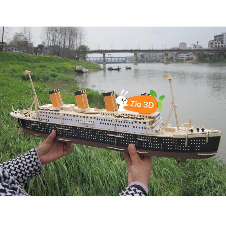 Đồ chơi lắp ráp gỗ 3D Mô hình Tàu R.M.S Titanic