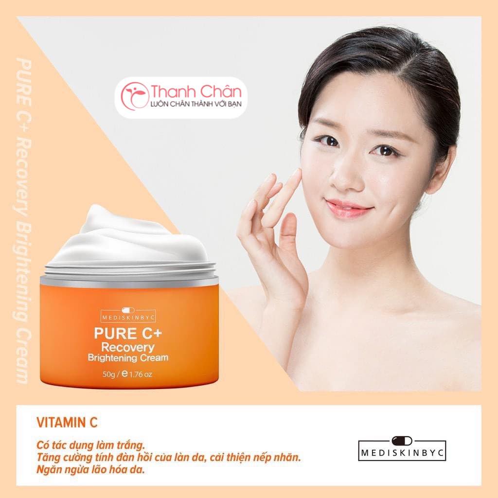 [HCM]Kem dưỡng trắng da Mediskinbyc Pure C+ Recovery Brightening Cream cam kết hàng đúng mô tả chất lượng đảm bảo an toàn đến sức khỏe người sử dụng đa dạng mẫu mã màu sắc kích cỡ