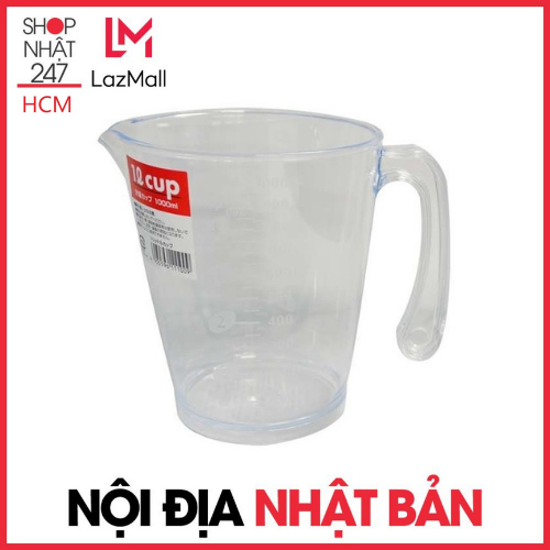 Ca đong chia vạch 1000ml kokubo - nội địa nhật bản