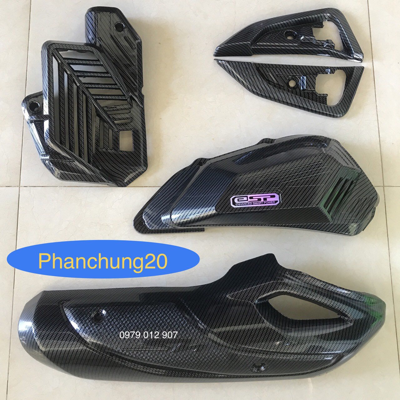 Combo ốp phụ kiện trang trí dùng cho đời xe sh 2020 2021 2022 2023 2024 - 125i 150i 160i cacbon