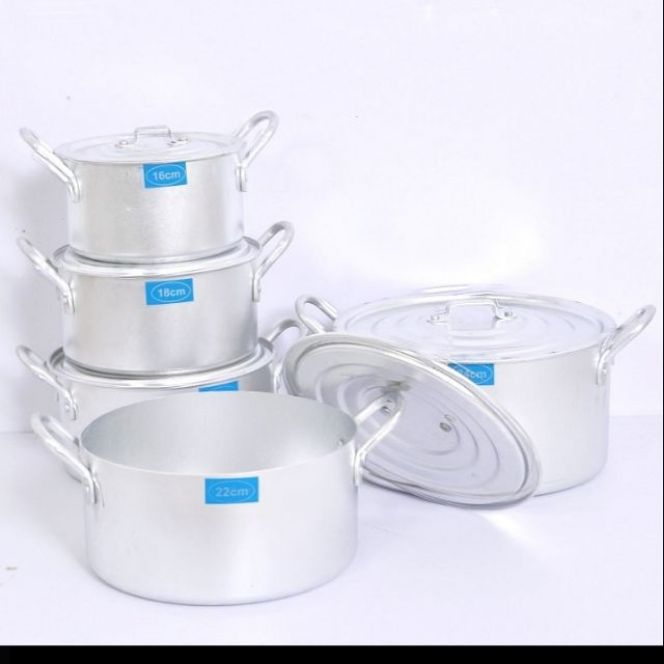 combo bộ 5 nồi nhôm cao cấp