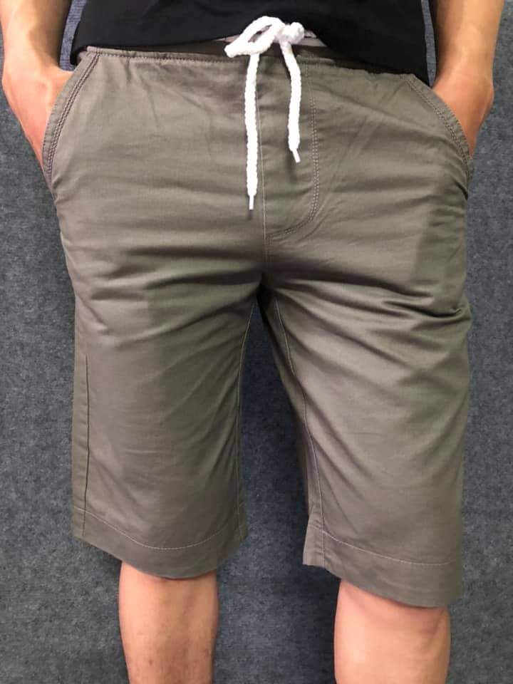 Combo of 3 Men's Elastic Waist Shorts in 3 Different Colors