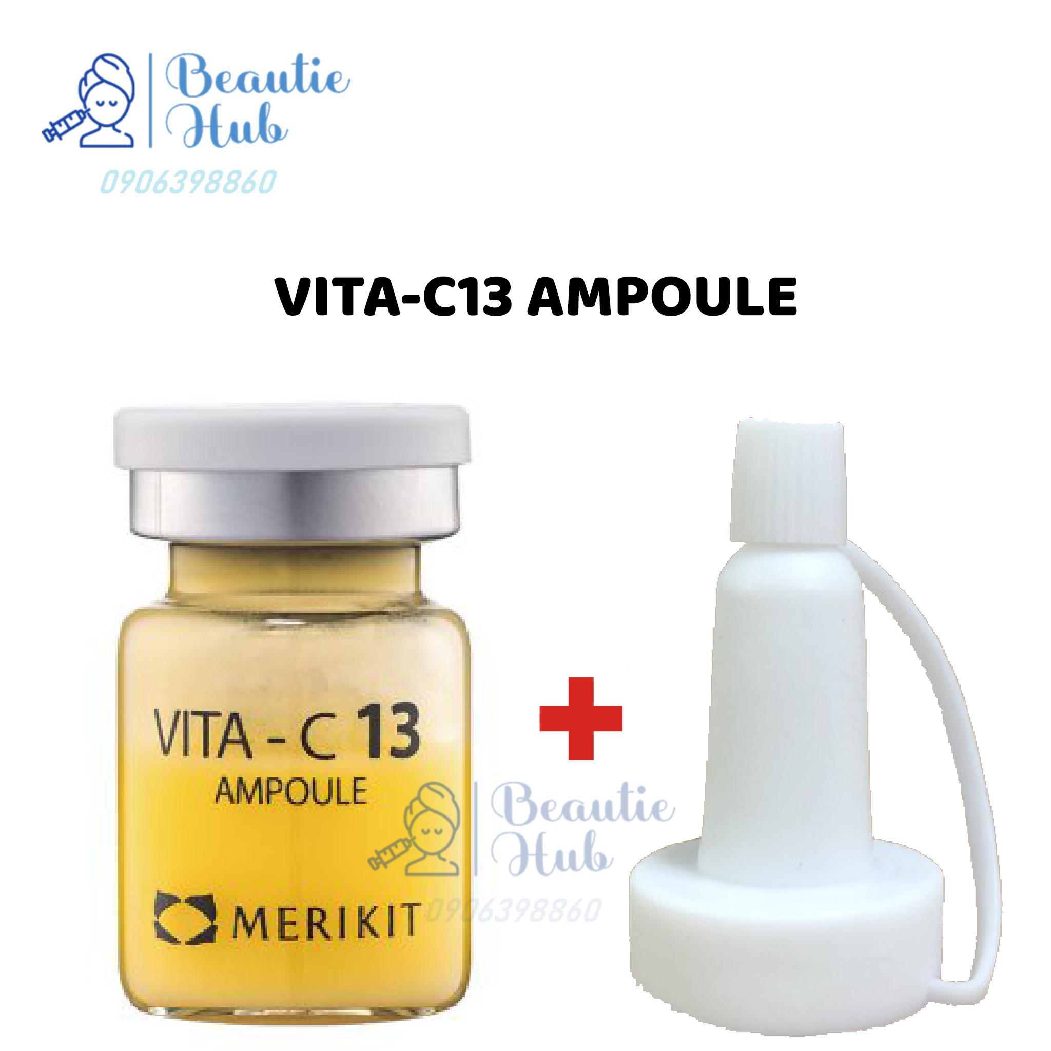 lẻ 1 lọ Tinh Chất  MERIKIT VITA-C 13 Ampoule Trắng Da cô đặc tinh khiết Hàn Quốc