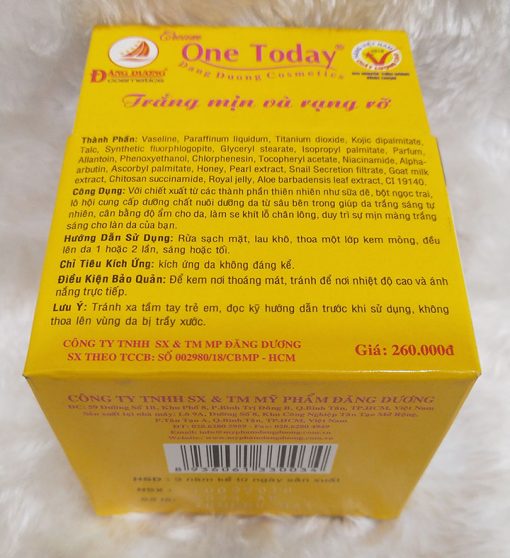 [HCM]One Today trắng da ngọc trai Vip 20g