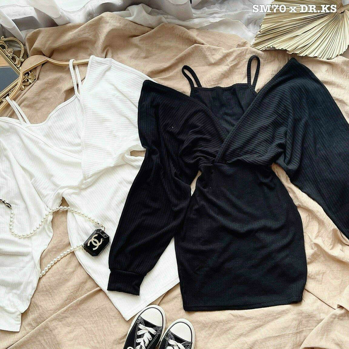 Đầm body ôm trễ vai sexy