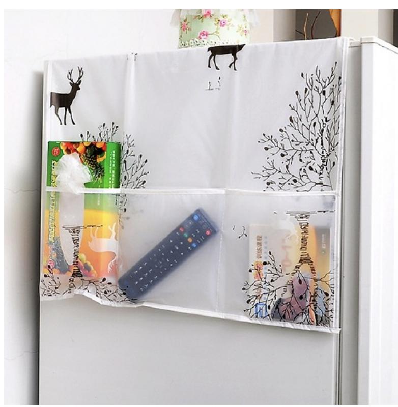 Tấm Phủ Tủ Lạnh Nasee Có Ngăn Đựng Đồ Cao Cấp