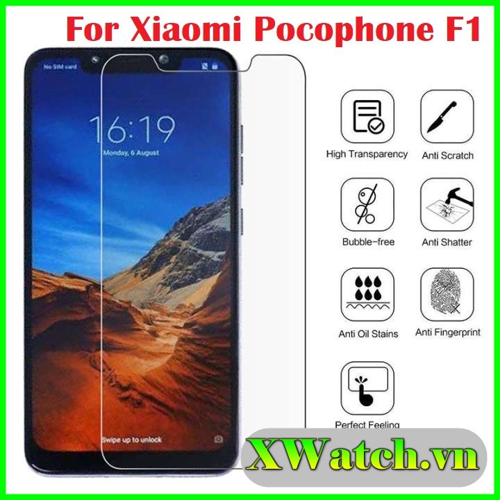Cường lực xiaomi pocophone f1 poco f1 mi 4c mi max 2 redmi 4x note 4x mi 8 pro note 3pro mi note 3 trong suốt