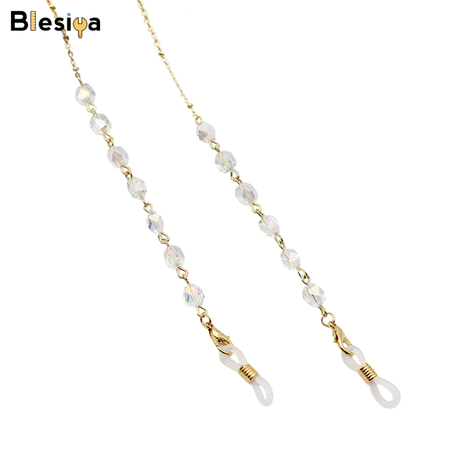 Blesiya Fashion Beaded Sunglass Chain Reading Glasses Holder Strap Cord