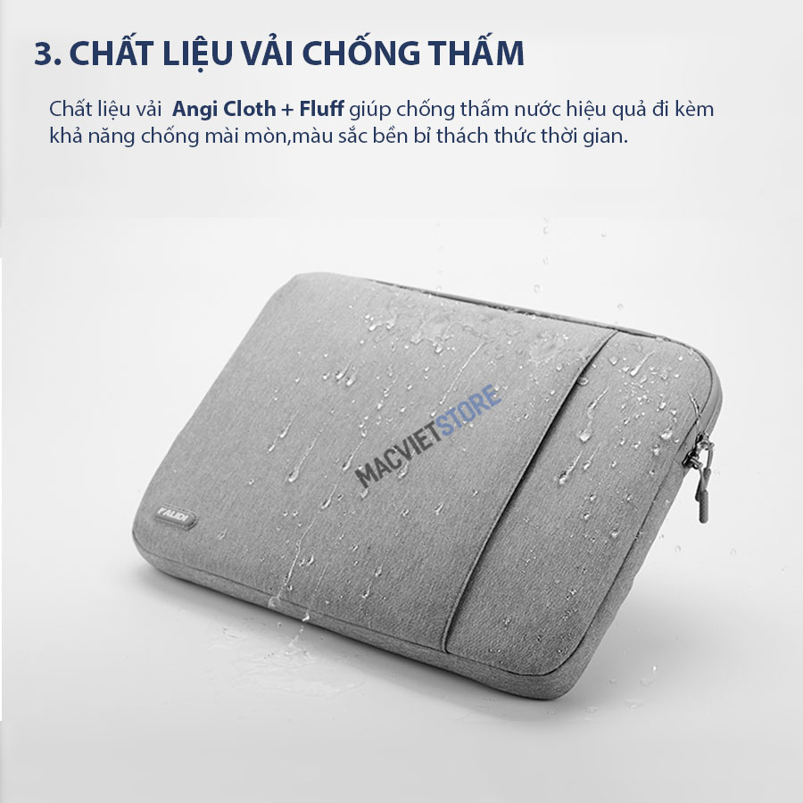 Siêu Túi Chống Sốc Laptop/Macbook Kalidi Cao Cấp (T010)