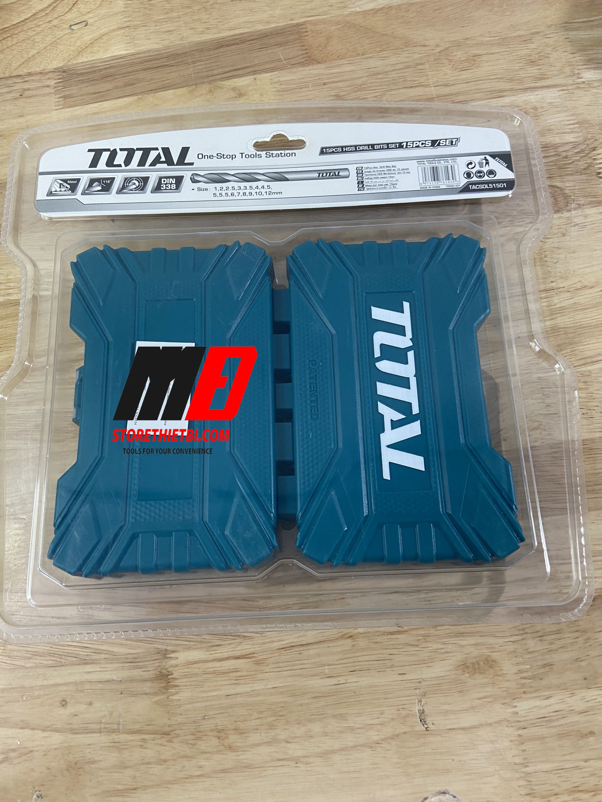[HCM]Bộ 15 mũi khoan  HSS TACSDL51501
