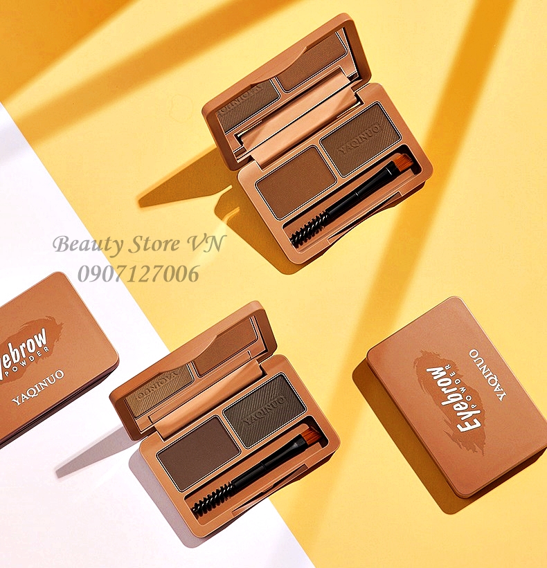 [KÈM CỌ💋] Set Bột Kẻ Chân Mày 2 Màu Đa Năng Cao Cấp