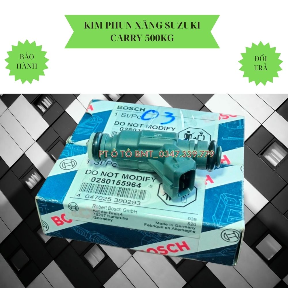 Ảnh thật_Kim phun xăng béc phun chất lượng tốt dùng cho xe SUZUKI 500kg, suzuki Carry, suzuki 7 chỗ, Thaco Towner 500kg, mã 0280155964