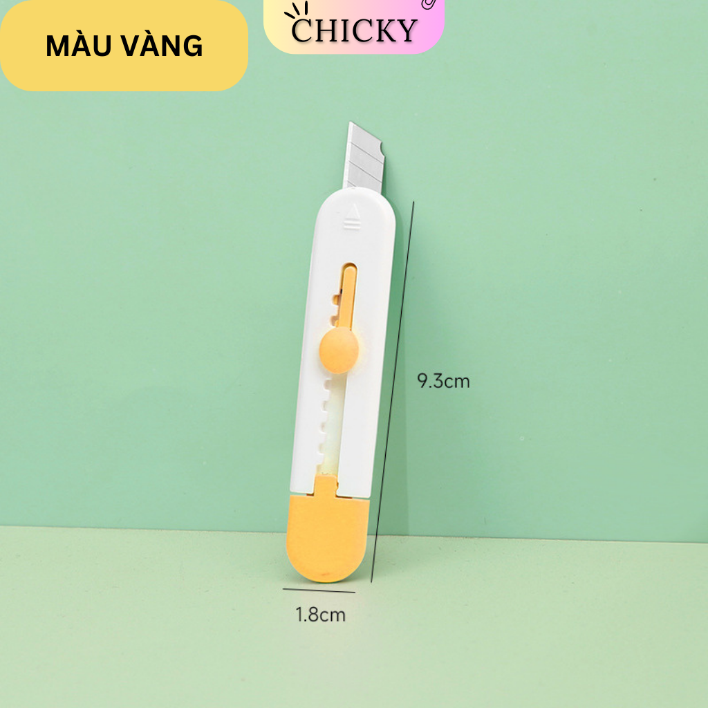 Dao rọc giấy mini Chicky nhiều màu cute dễ thương