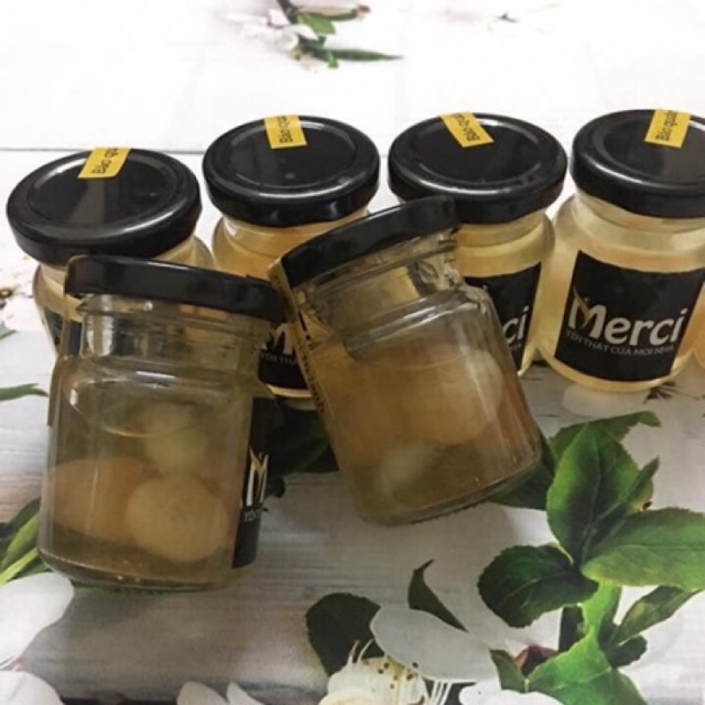 Combo 24 hũ chưng yến thuỷ tinh 75ml