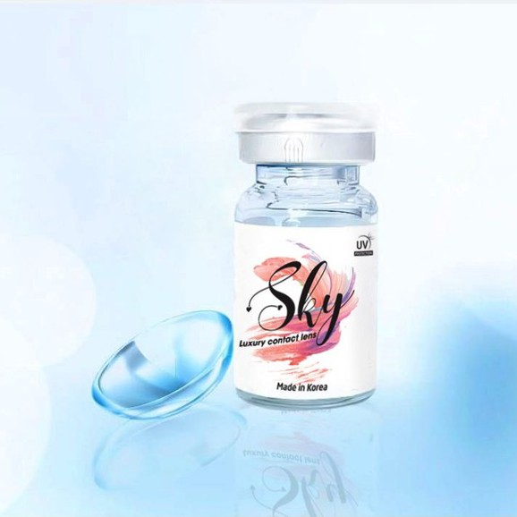 {Cận Lệch Độ}- Lens Hàn Trong Suốt ( 1 Chiếc)