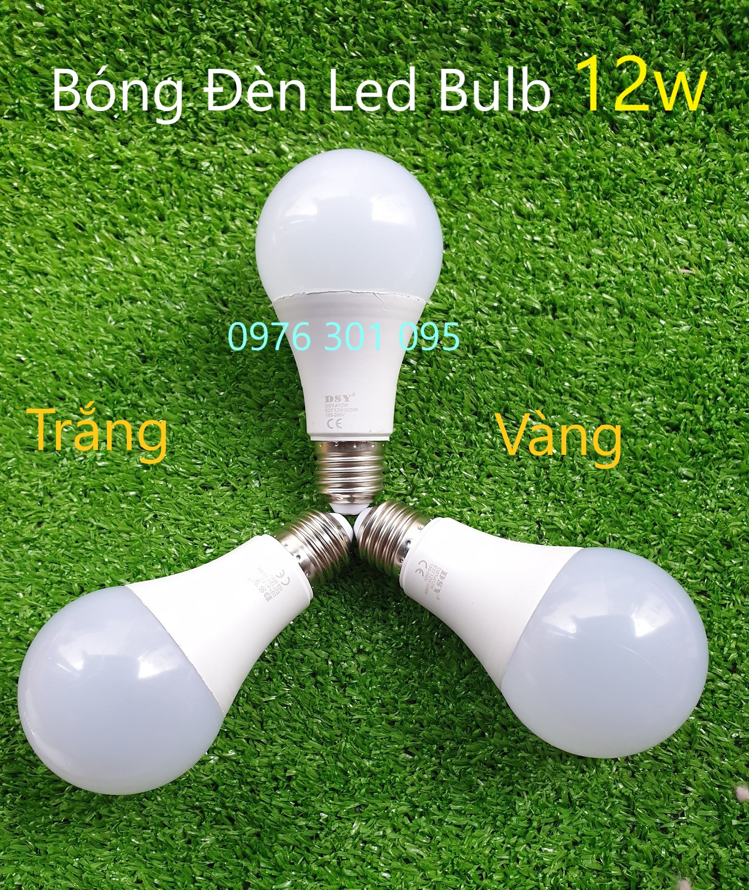 [COMBO 2]  Bóng đèn LED BULB kín nước 3w đến 18w
