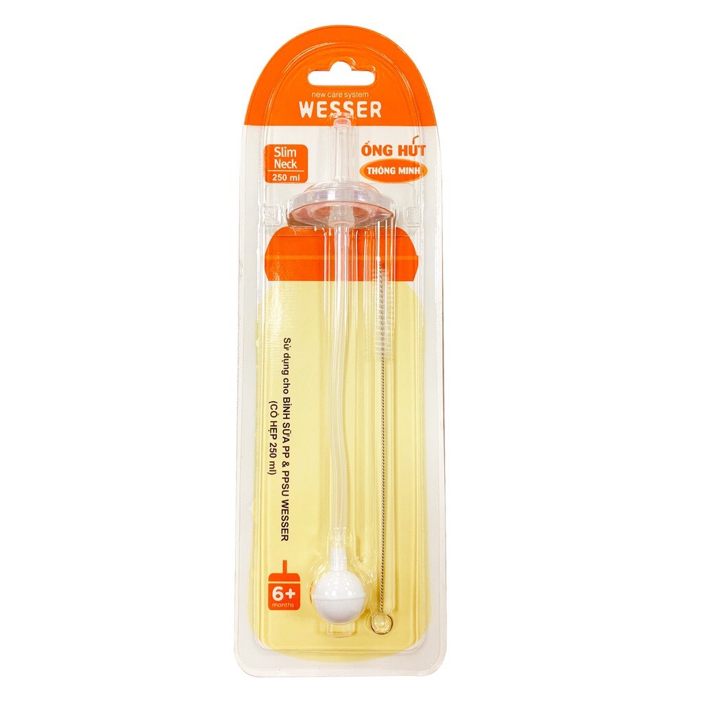[HÀNG CHUẨN] BÌNH SỮA WESSER CỔ HẸP 60ML/140ML/250ML MẪU MỚI NHẤT (NSX MỚI)