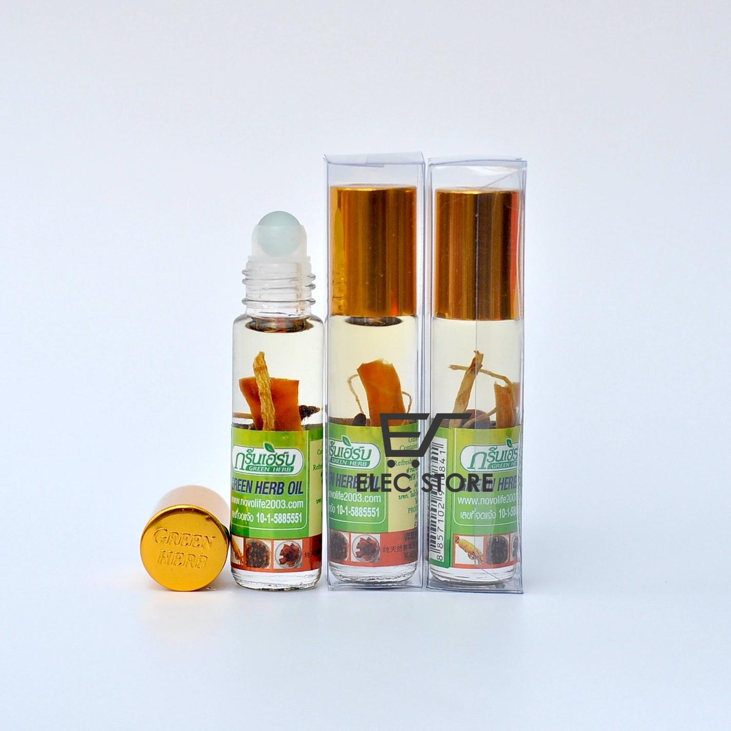 Dầu Nhân Sâm Ginseng Green Herb Oil 8ml - Thái Lan
