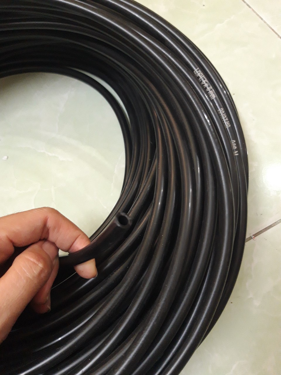 Siêu KM- Cuộn 15M dây phun sương PE màu đen 8mm