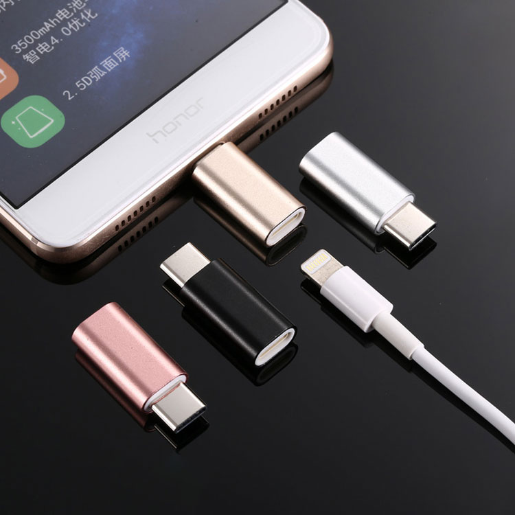 Combo 2 đầu chuyển đổi từ Lightning sang Type C