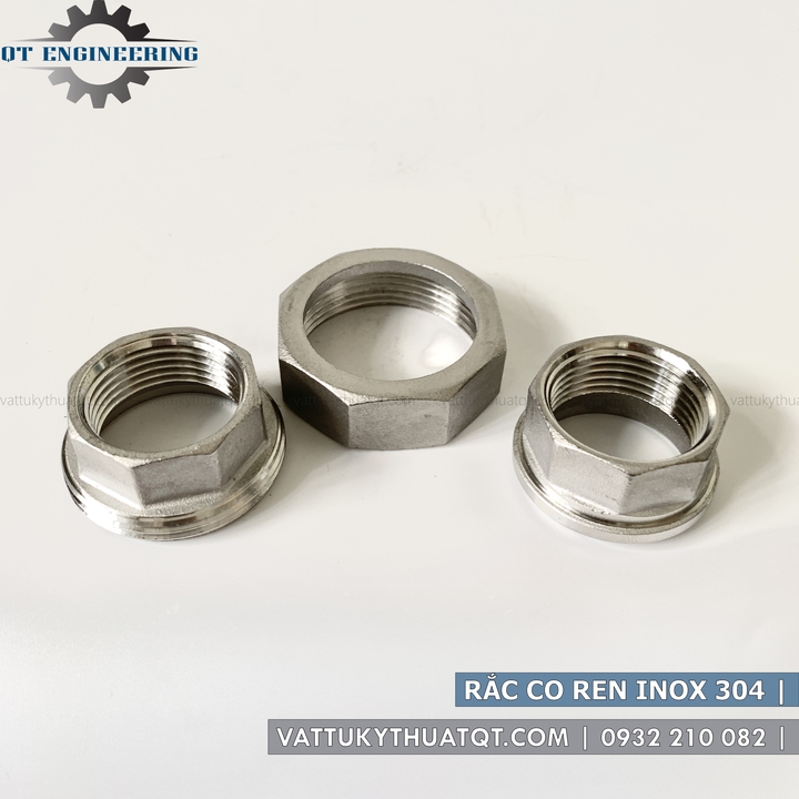 Rắc Co Nối Ren Inox 304 | VATTUKYTHUATQT.COM