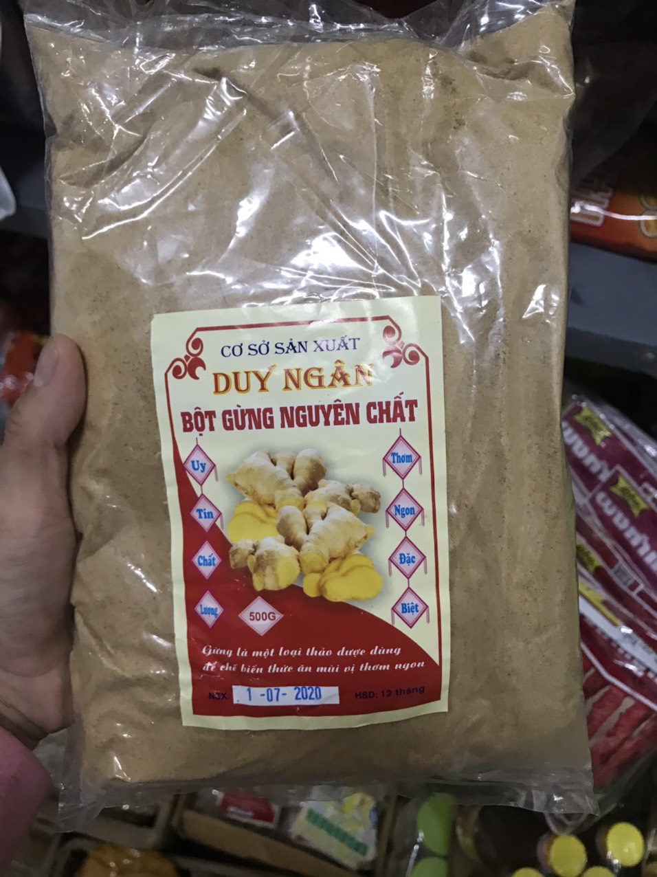 500gr Bột gừng xay nguyên chất