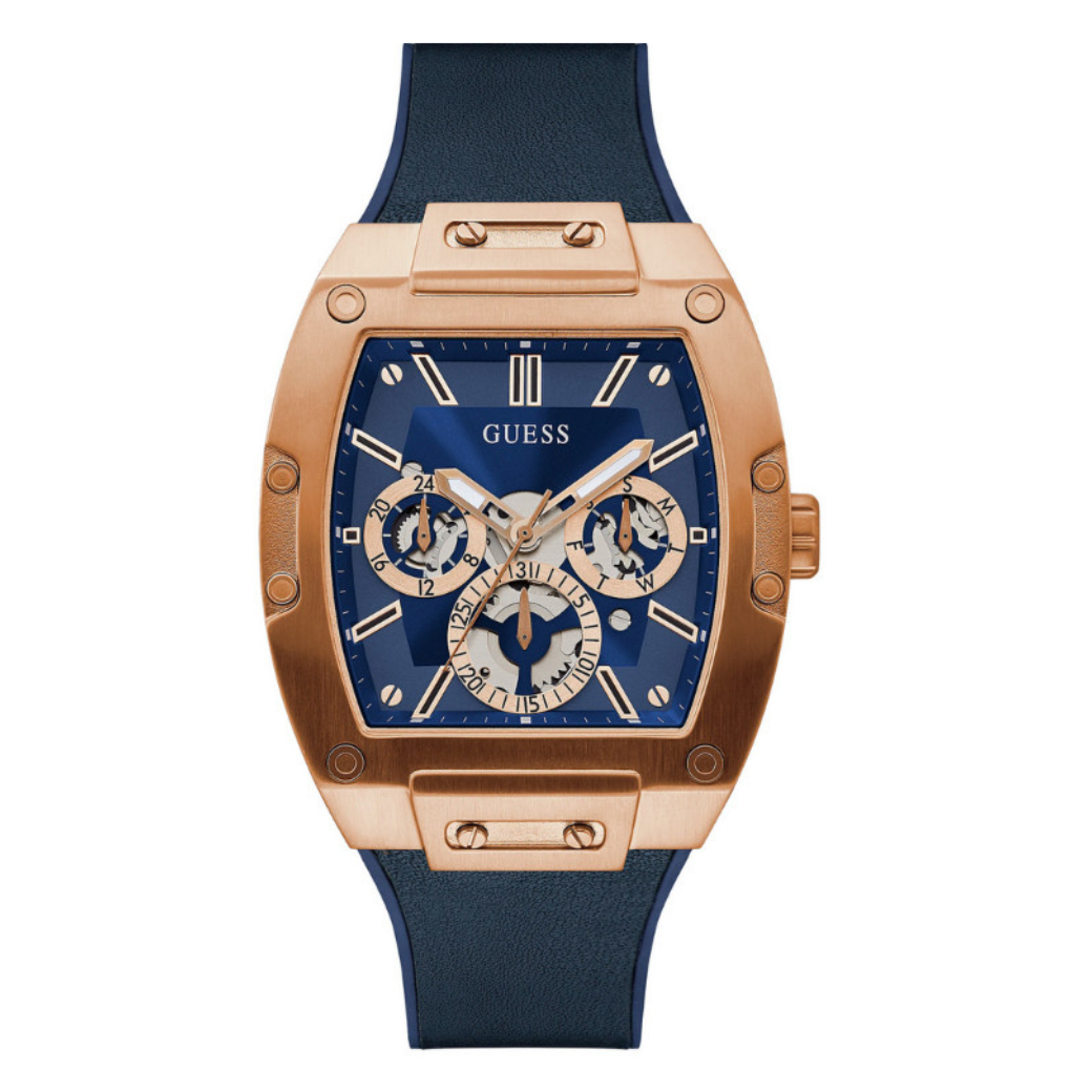 GUE $ $ gw0202g4 men's premium silicone waterproof analog quartz watch size 43mm fullbox , shop Kiwi