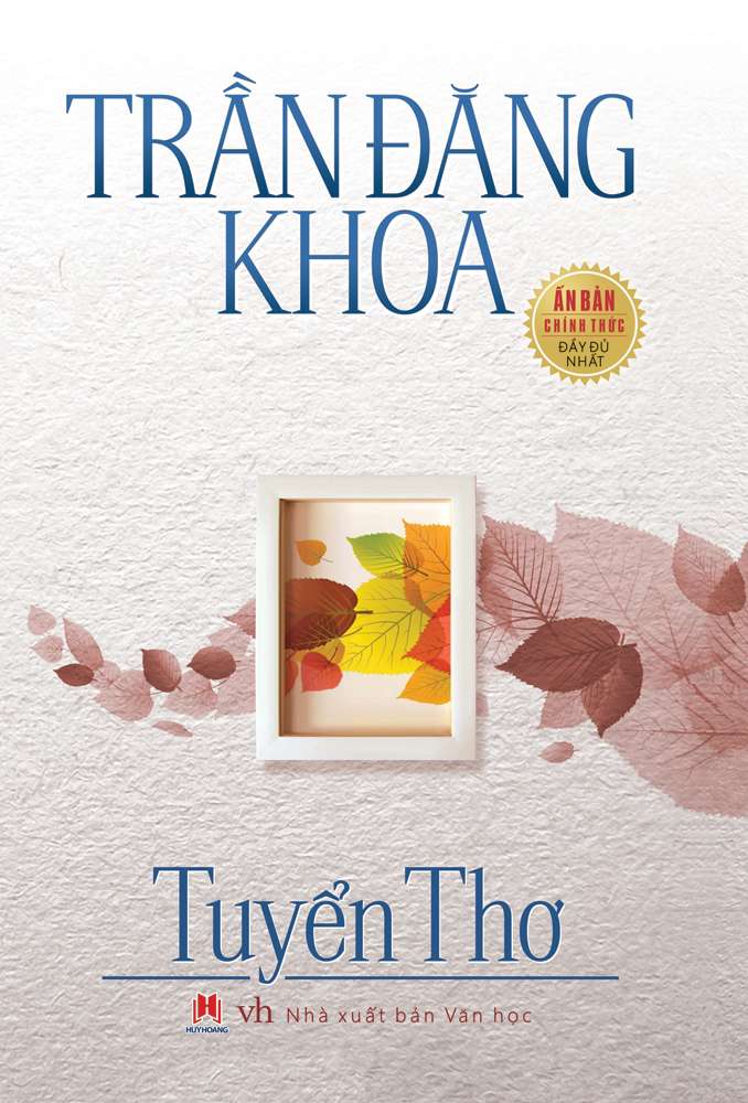 Sách - trần đăng khoa - tuyển thơ