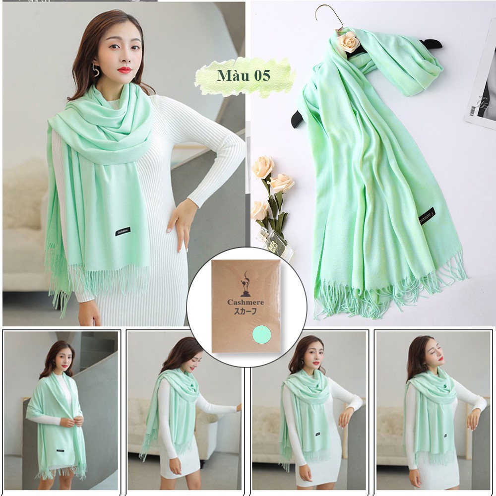 Khăn cashmere, khăn choàng xuất Nhật