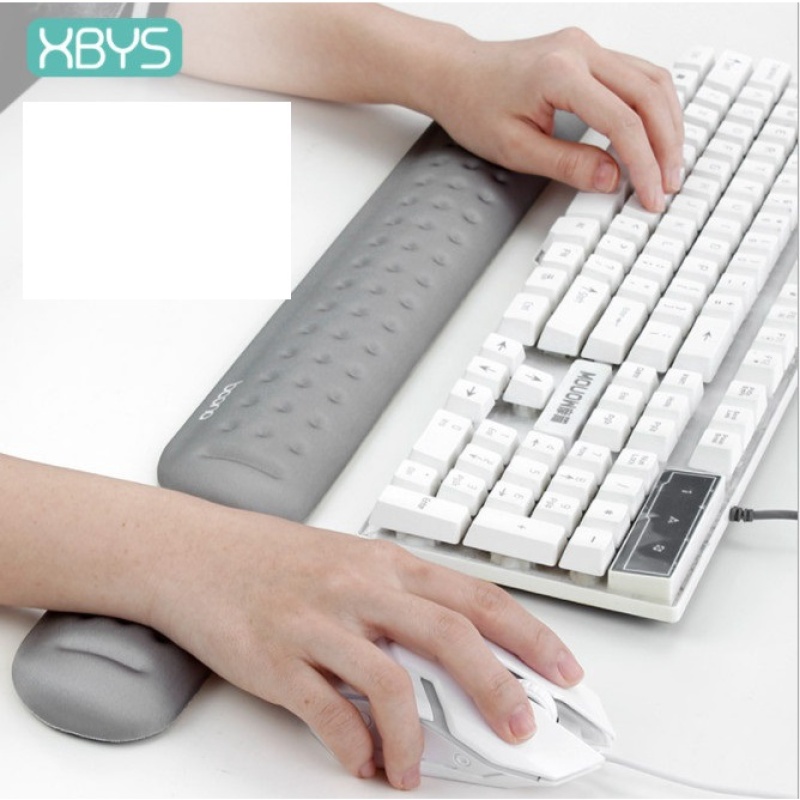 Kê tay bàn phím, chuột máy tính chống mỏi cổ tay mềm êm thoải mái size 104, 87 Baona tiện lợi