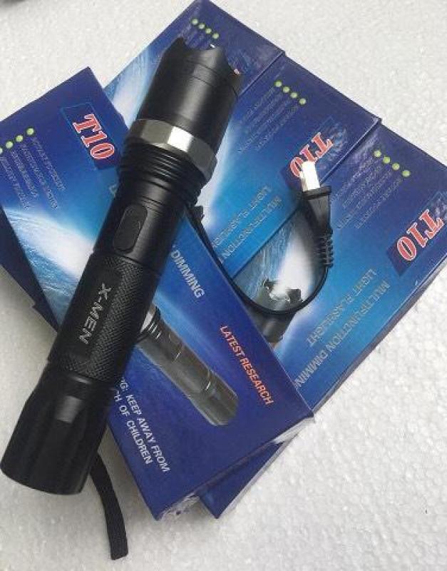Bảng giá Đèn pin T10 sạc điện tự ngắt bảo_vệ + chich_điện