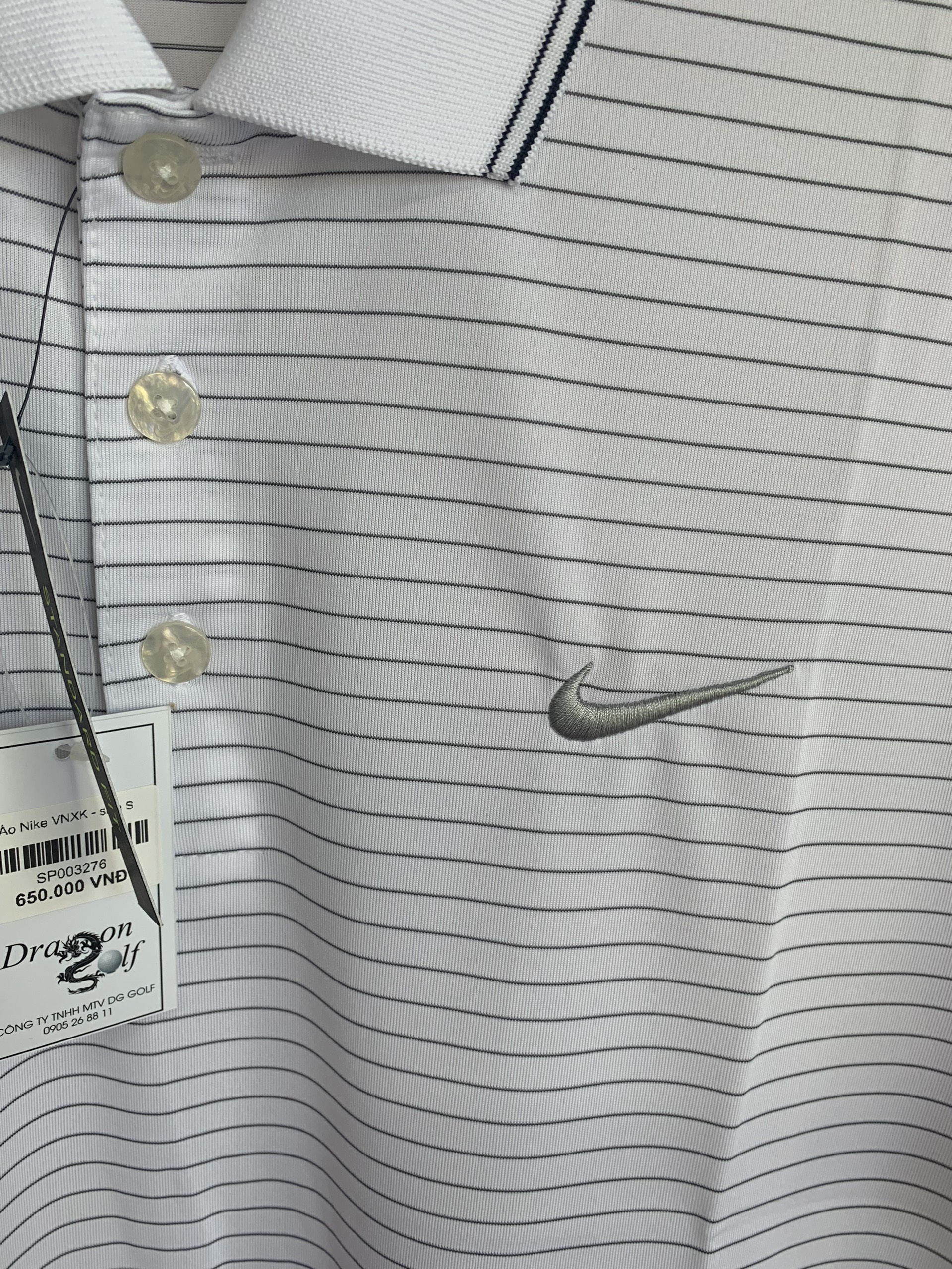 Áo Golf Nam Nike kẻ Golf T Shirt ( xuất dư )
