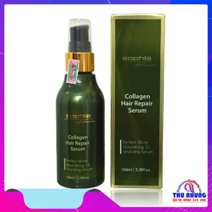 [HCM]Tinh dầu dưỡng tóc Sophia Platinum collagen hair repair Serum 100ml