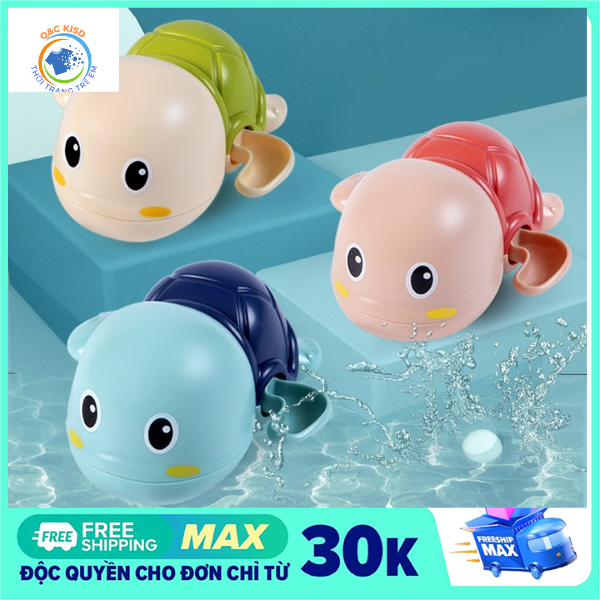Rùa bơi vặn cót thả bồn tắm dễ thương cho bé