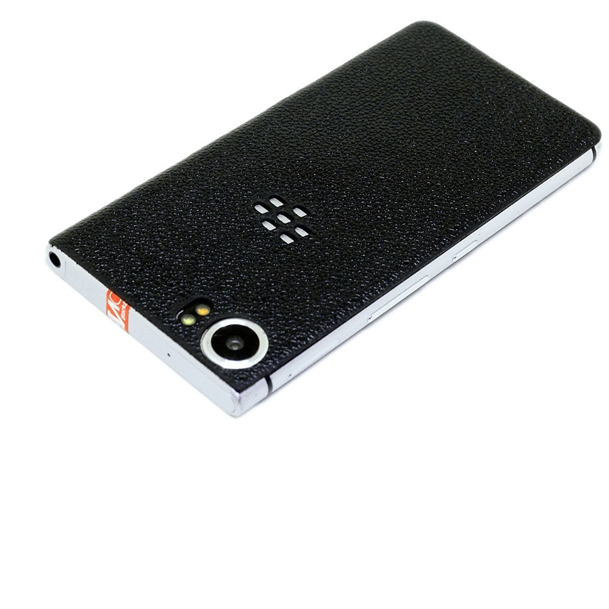 [HCM]Ốp da dán dành cho Blackberry KeyOne - Da thật nhập khẩu cao cấp - (Đen Vân)