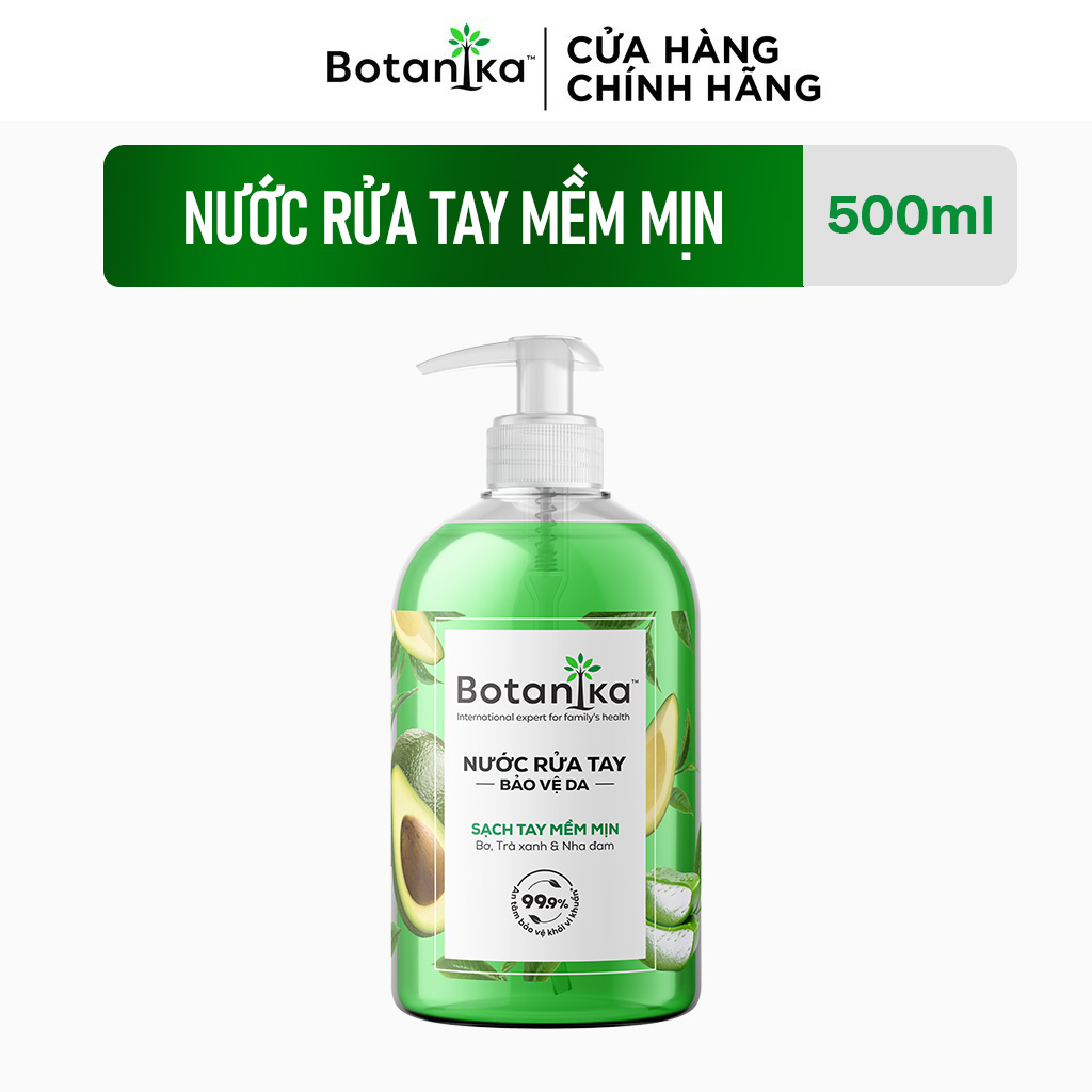 Nước rửa tay Botanika Mềm mịn/Làm bếp 500ml