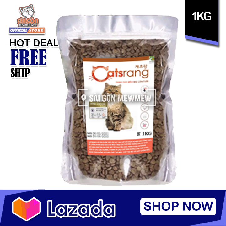 Food for Cats catsrang zip bag 1kg