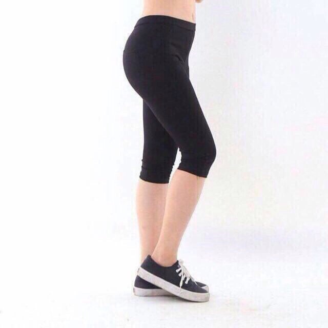 Quần legging lửng siêu co giãn