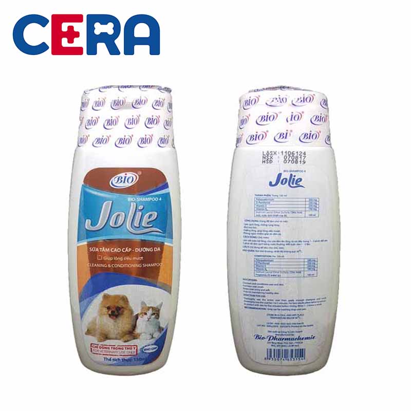 Sữa Tắm Dưỡng Lông ,Khử Mùi, Thơm Lâu Cho Thú Cưng - Bio Jolie