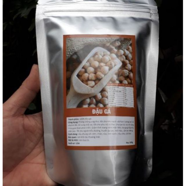 Túi 500g đậu gà mỹ oganic