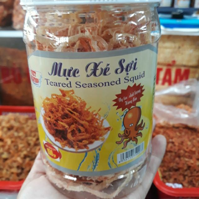 MỰC XÉ HẤP NƯỚC DỪA HỦ 150G .